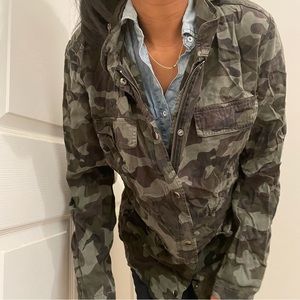 Dear John Camo Tencel Jacket